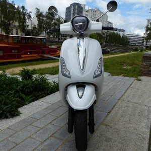 Scooter Oxygo Gringo Blanc 100% électrique